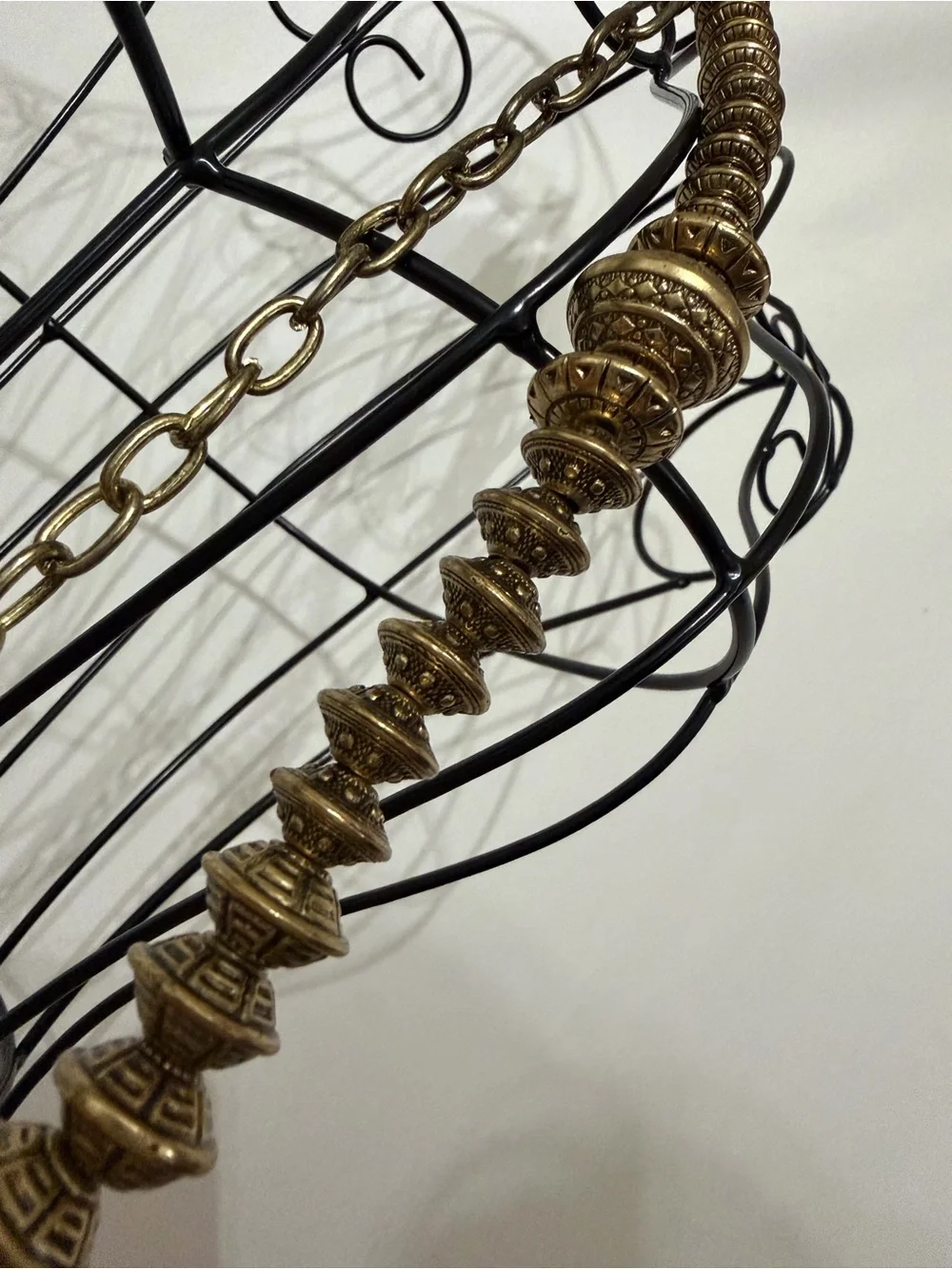 Chico's Antiqued Gold Coin-Link Belt